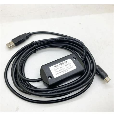 1PC PLC Programming USB SC09 FX Cable For Mitsubishi MELSEC USB TO