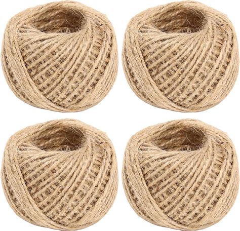 Pack Of X M Jute Twine String Natural Jute Hessian String Cord Twine