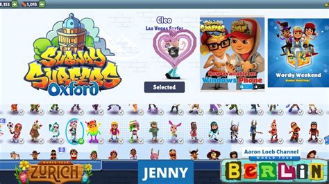 Subway Surfers World Tour Oxford 2023 Jenny Youtube