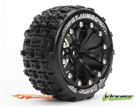 Louise Rc St Jumbo Traxxas Stampederustler Tires 2wd Rear Wheels