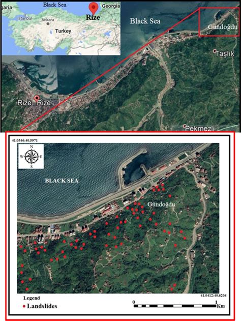 Mapping of landslide locations | Download Scientific Diagram