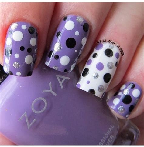 Poka Dot Nails Dots Nails Polka Dot Nail Art Trendy Nails