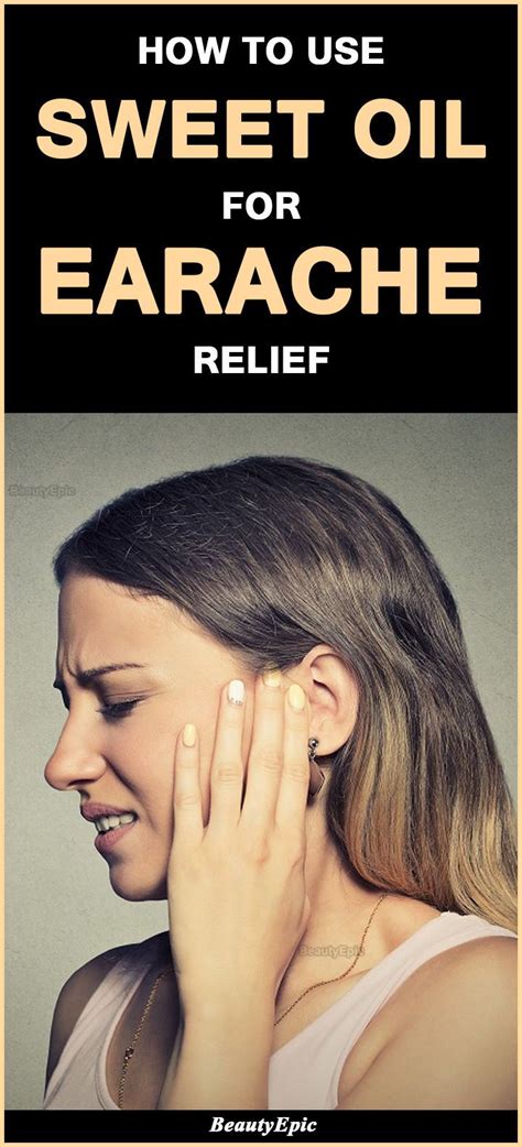 How To Use Sweet Oil For Earache Relief | Sweet oil for earaches, Olive oil for earache, Sweet ...