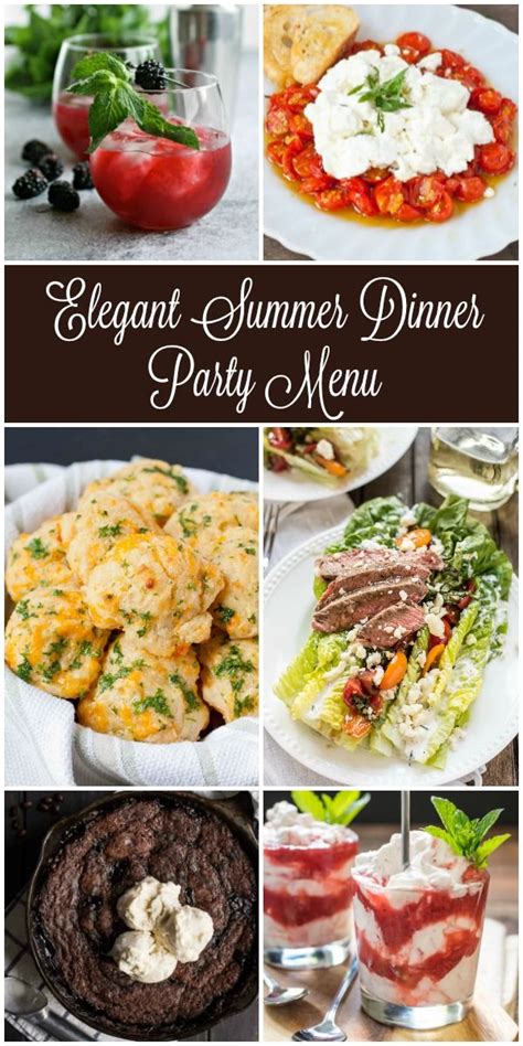 Summer Dinner Party Menus Dinner Party Summer Dinner Party Recipes