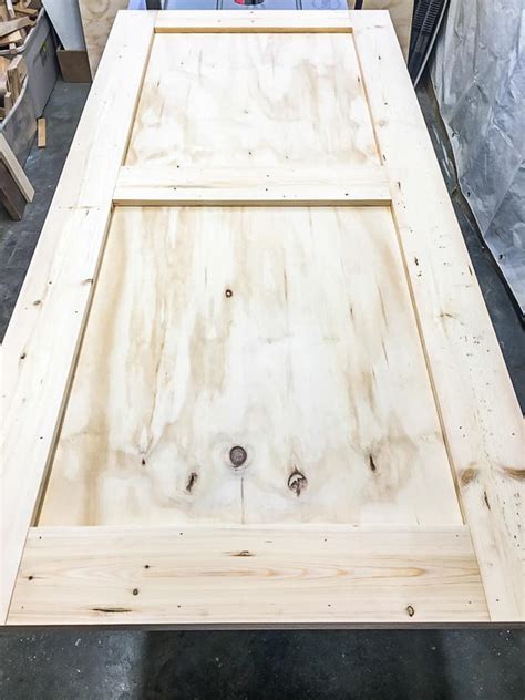 How To Build A Barn Door With Plywood Encycloall