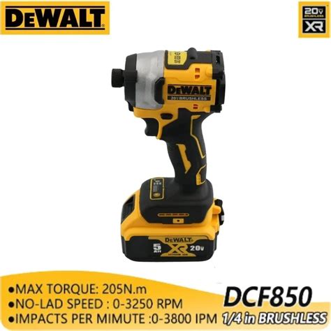 Dewalt Taladro De Impacto El Ctrico Dcf Destornillador Recargable