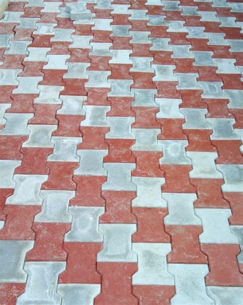 I Shape Clay Interlocking Concrete Paver Block Thickness 60 Mm At