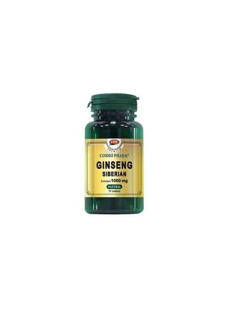 Ginseng Siberian Premium Mg Tablete Cosmo Pharm