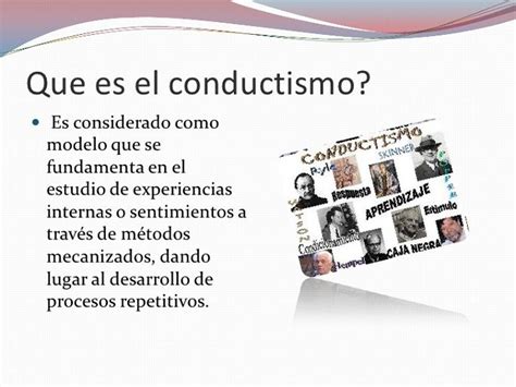 Clases De Conductismo Y Su Concepto