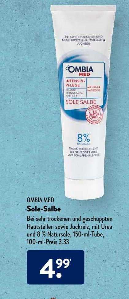 Ombia Med Sole salbe Angebot bei ALDI SÜD 1Prospekte de