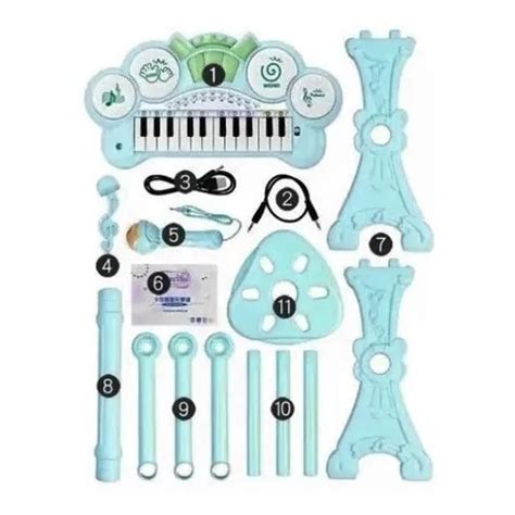 Ripley JUGUETE TECLADO PIANO MUSICAL CON MICROFONO CELESTE INFANTIL