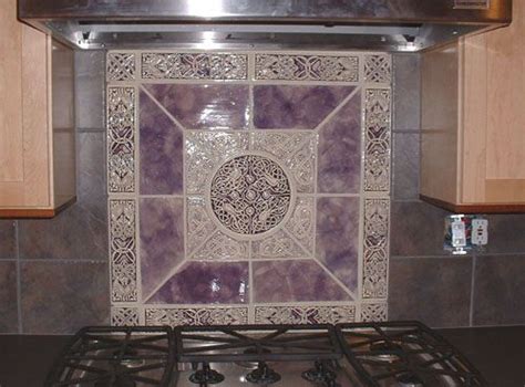 Purple Tile Backsplash Purple Tile Purple Kitchen Mosaic Tile