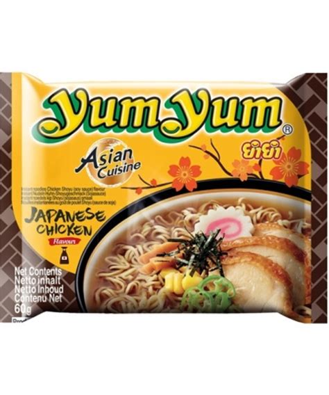 Yumyum Instant Noodles Japanese Chicken Flavour 60 G