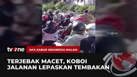 Aksi Koboi Lepaskan Tembakan Saat Terjebak Macet Akim Tvone Youtube