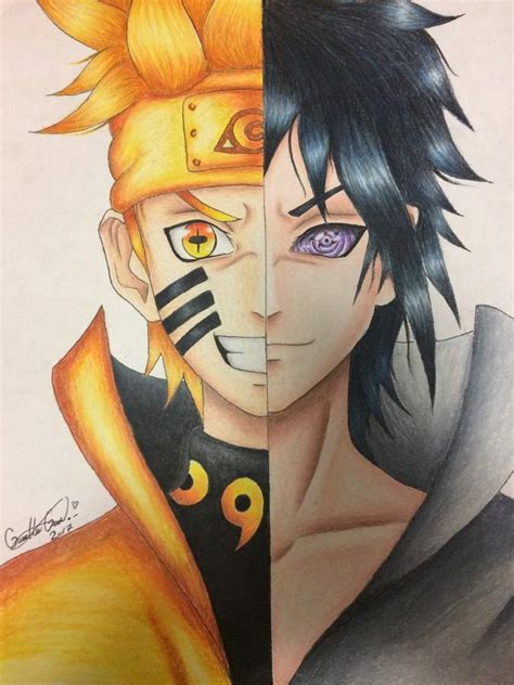 Dibujo Naruto Sasuke Boruto Amino Fans Amino