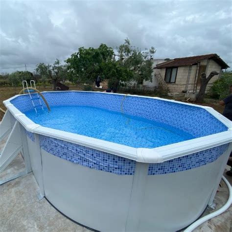 Liner Mosaico Per Piscina Fuori Terra Rotonda Gre Cm