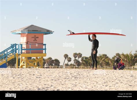 Miami Beach Floridaatlantic Shoreshorelinecoastcoastlineseashoresurferoceantidewet