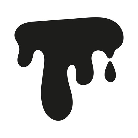 Drip And Drop Silhouette Art Doodle Illustration 52119901 Vector Art