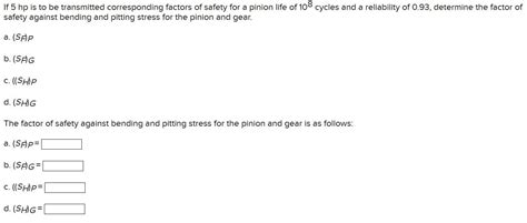 Solved Problem 14.022 - Fatigue Design in Gears - DEPENDENT | Chegg.com 