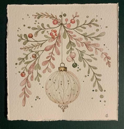 Pin By Merrie Smith On Watercolor In 2024 Christmas Card Art