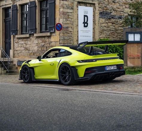 Neon Yellow Gt Rs Porsche Gt Gt Rs Cayman Gt Turbo