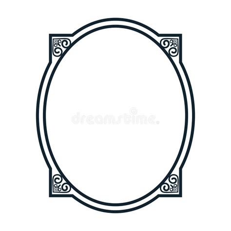 Decorative Frame Vector Illustration Decorative Design Stock Vector