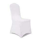 White Spandex Chair Covers White Lycra Chair Covers