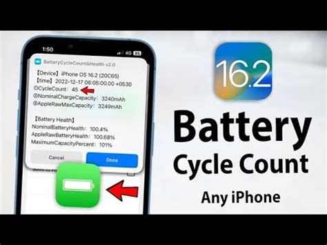 How To Count Battery Cycle Iphone Battery Cycle Count Battery Health