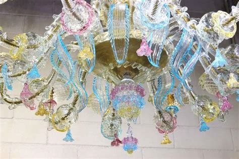 Venetian Chandelier Classic Rezzonico Style Original Murano Glass