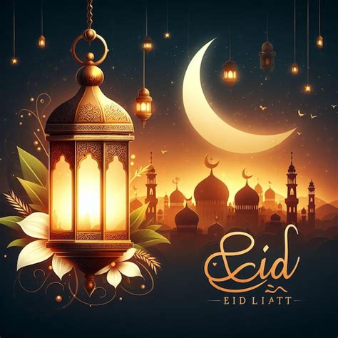 Premium Photo Eid Al Fitr Poster Template Design