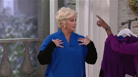 Belle By Kim Gravel V Neck Poncho With Knit Long Sleeves On Qvc Youtube