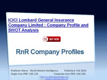 PPT ICICI Lombard General Insurance Company Limited Business