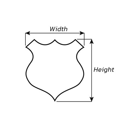 How To Measure Patches Size Hsinruey Embroidery Co Ltd