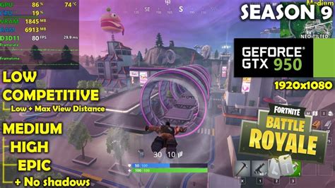 Gtx Fortnite Season P All Settings Youtube