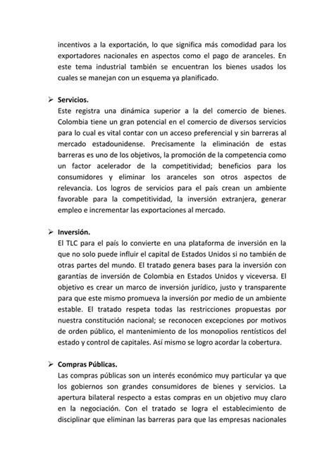 Tlc Colombia Estados Unidos Pdf