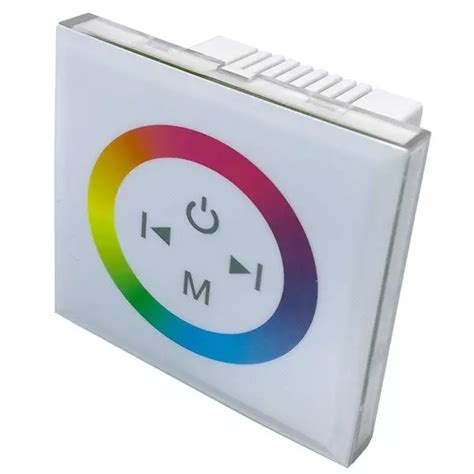 Interrupteur Contr Leur Tactile Blanc Mural Rgb