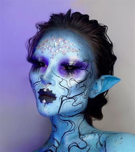 Alien Makeup Edgy Makeup Black Makeup Face Paint Makeup Makeup Art