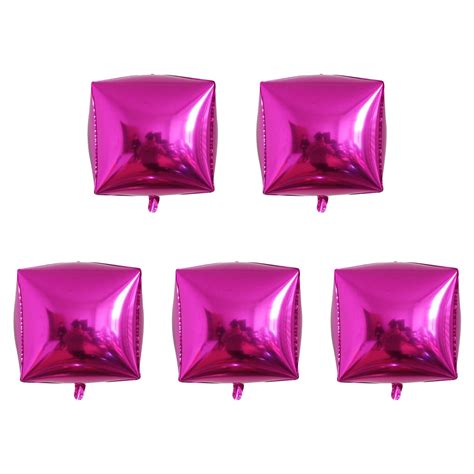 Anvazise 24 Inch Party Balloon Inflatable Bright Color 4D Cube Square