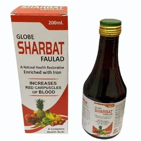 Globe Sharbat Faulad Packaging Type Bottle Packaging Size Ml At