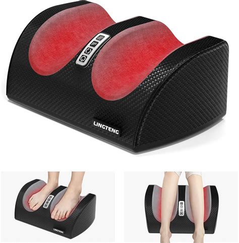 LINGTENG Shiatsu Foot Massager Machine With Heat Foot And Calf