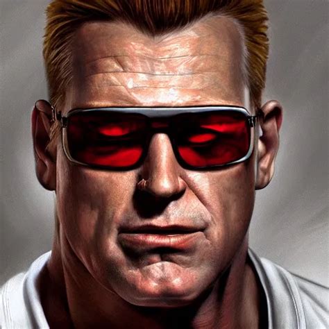 Portrait Of Duke Nukem Ultra Realistic Highly Stable Diffusion Openart