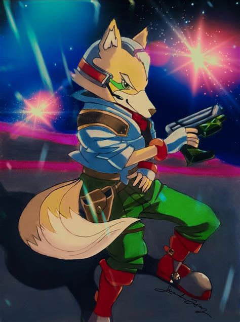 Fox Fan Art By Me The Background Is Final Destination From Ssbm R