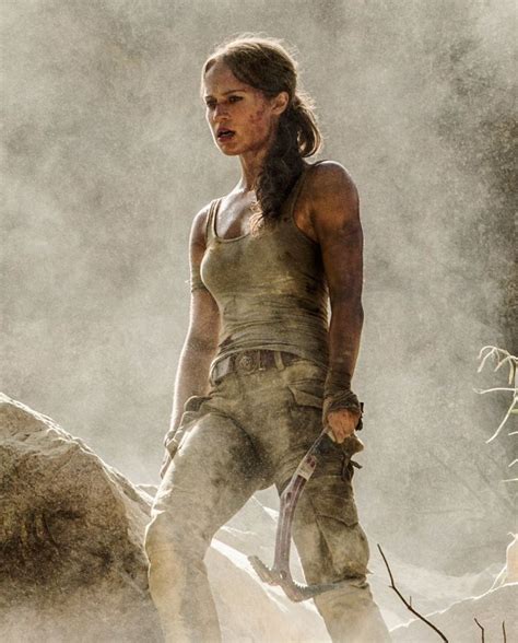 Alicia Vikander Promotional Photo For Tomb Raider New Tomb