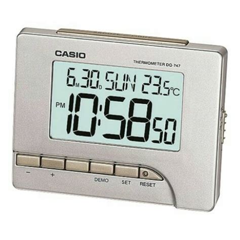 Jual Casio Digital Dq 747 8df Time Calendar Thermometer Alarm Clock