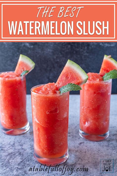 This Fun Watermelon Slushie Is Perfect To Cool Down This Summer