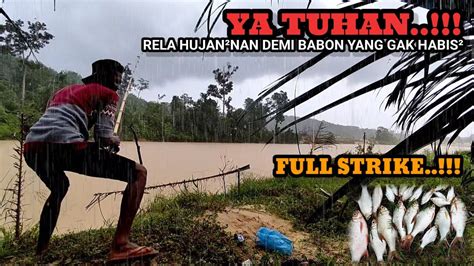 REKOR Mancing Ikan Tawes Kapiek Sirip Merah Terbanyak Saat