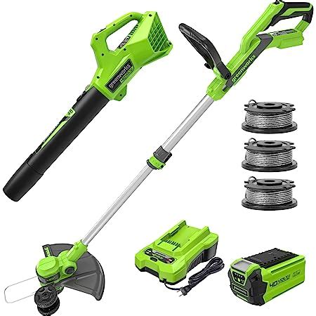 Amazon Greenworks V Inch Cordless String Trimmer Edger And