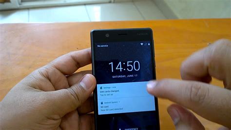Nokia 3 How To Insert SIM SD Card And Set Them Up YouTube