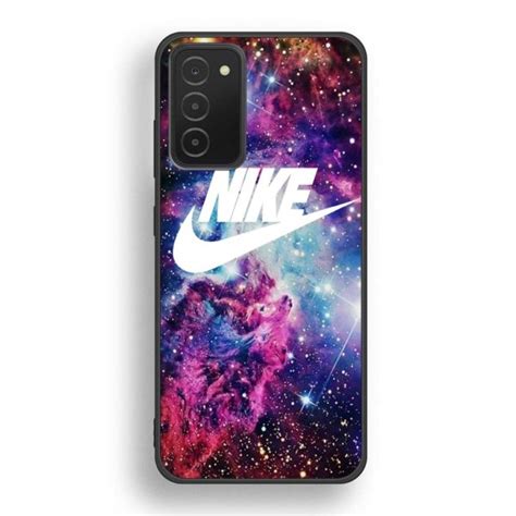 Nike Blue Galaxy Nebula Samsung Galaxy A03s Case Caselinor