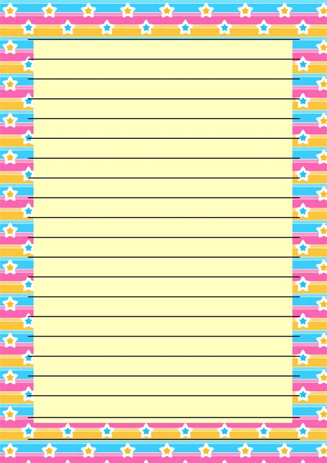 Pin em printable stationary paper Papéis de escrita Fichários